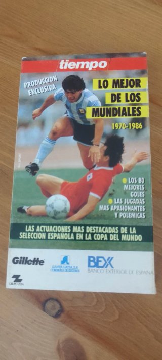 VHS Lo Mejor de los Mundiales 1970-1986