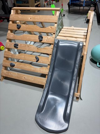 Parque Infantil de Madera con Tobogán