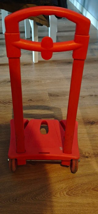 Carrito Porta Mochila Rojo
