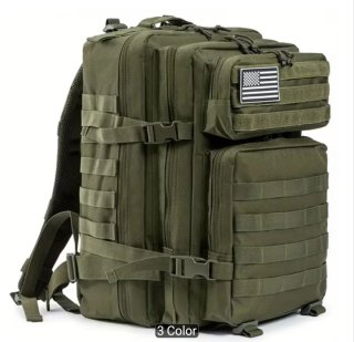 Mochila Táctica 50L MOLLE Verde Militar