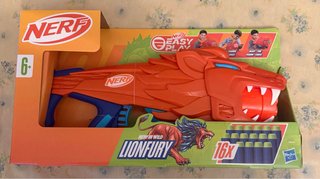 Pistola Nerf de Juguete Lionfury – Nueva y Origina