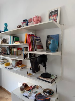 Estantería de pared IKEA blanca