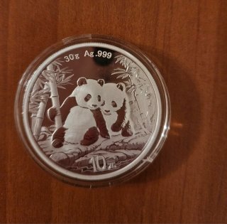 Moneda de Plata Panda 30g Ag .999