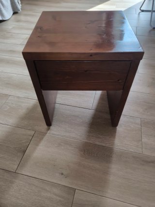 Set di 3 Comodini in Legno