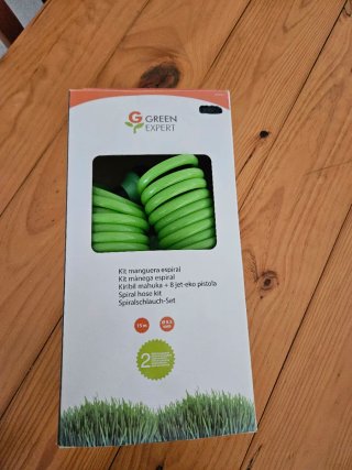 Kit Manguera Espiral Green Expert 15m