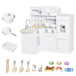Cocina de Juguete para Niños de Madera con 14 Acce