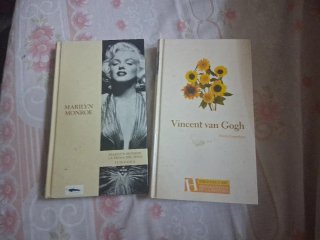 Libros Marilyn Monroe y Vincent Van Gogh ABC