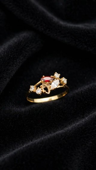 Anillo Vintage de oro