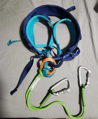 Pack Arnés Escalada Simond y Cabo de Anclaje