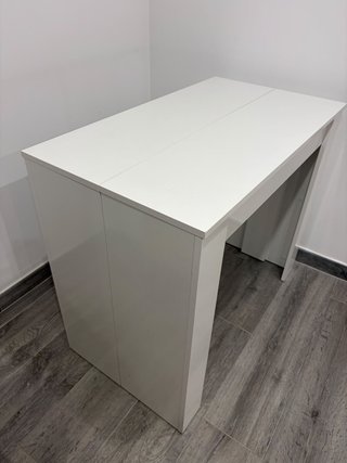 Mesa extensible blanca multifunción