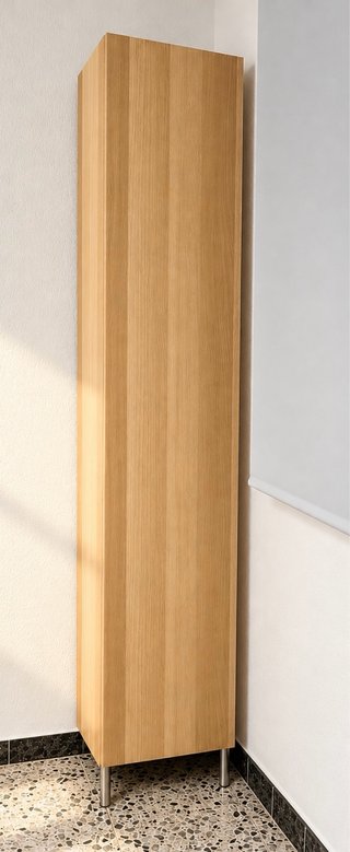 Columna de baño Ikea madera