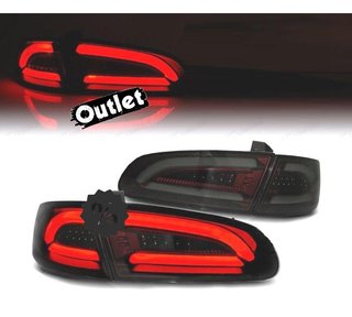 BY PILOTOS LED BAR SEAT IBIZA 6L 02-08 ROJO AHUMADO R148873C