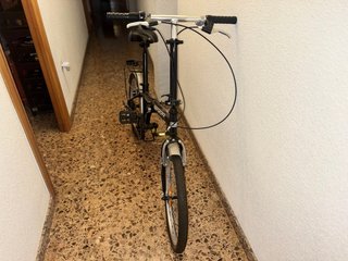 Bicicleta Plegable Negra