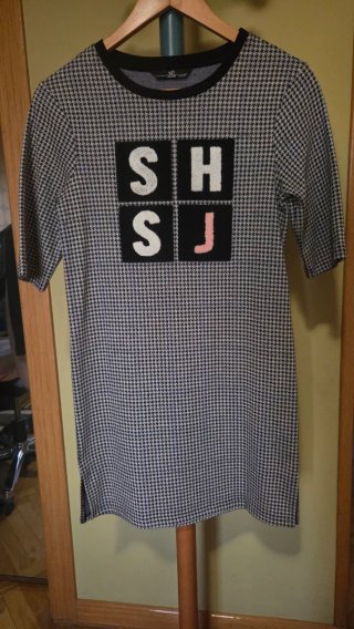 Vestido de punto pata de gallo - Silvian Heach