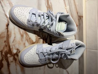 Zapatillas Nike Dunk High Blancas y Azules