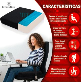 Cojín Viscoelástico con Gel Daymandcare
