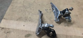 2 Desviadores de plato para bicicleta clásica