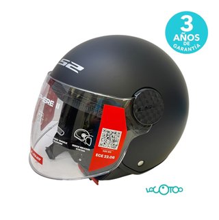 Casco Jet LS2 OF558 Sphere II Negro Talla XS