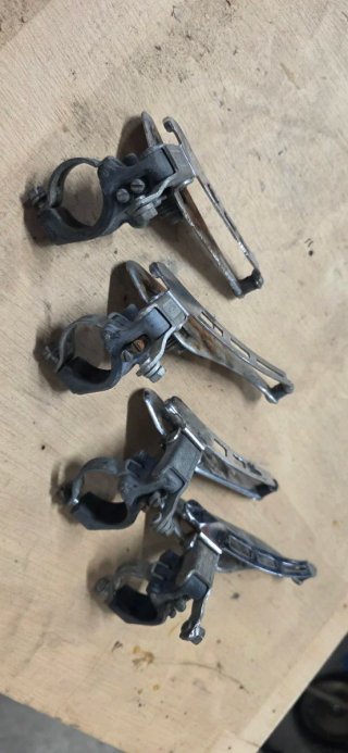Set de 4 Desviadores de Plato para Bicicleta