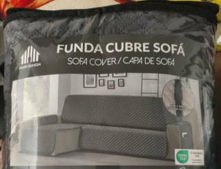 Funda para Chaise Longue Four Season Gris Nueva