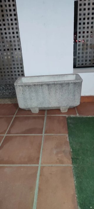 Macetero de piedra