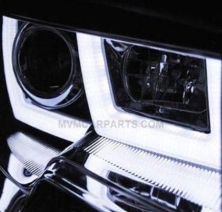 Faros Volkswagen T5 GP Tipo U LED Cromado