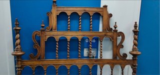Cabecero antiguo de madera para cama de 135