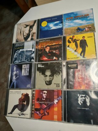Lote de 12 CDs de Música Pop y Rock