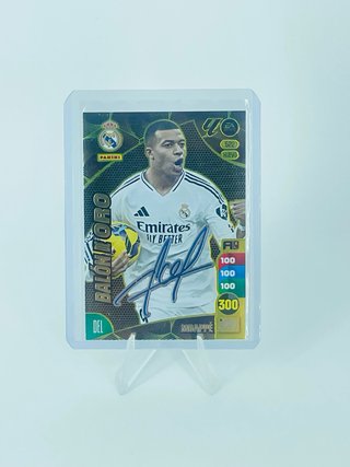Mbappe Autografo Balon de Oro Adrenalyn XL 24 / 25