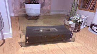 Chimenea de Bioetanol con Cristales 70x32 cm