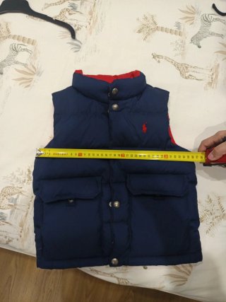 Chaleco Ralph Lauren Azul y Rojo
