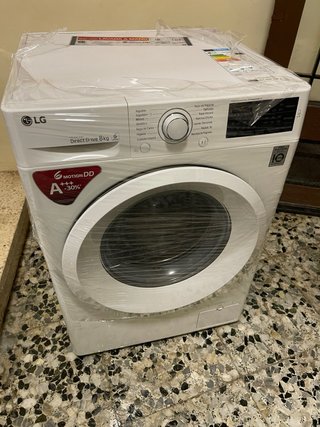 Lavadora LG Direct Drive 8kg Blanca