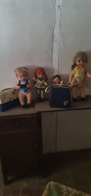 Set de 4 Muñecas Vintage