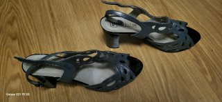 Zapatos de tacón Pitillos grises