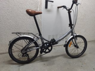 Bicicleta Plegable Megamo Gris