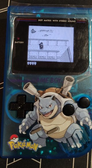 Gameboy DMG-01 IPS edición Pokémon Blastoise
