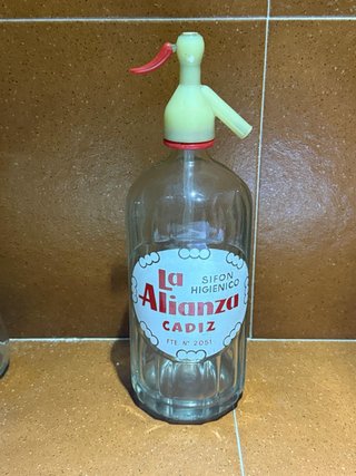 Sifón Antiguo La Alianza Cádiz