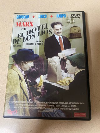 DVD Los Hermanos Marx en El Hotel de los Líos
