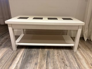 Mesa de centro blanca