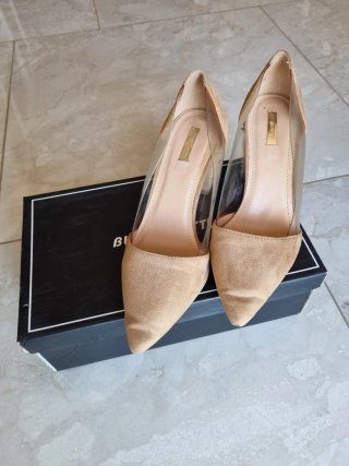Zapatos Tacón Beige Buonarotti Talla 36