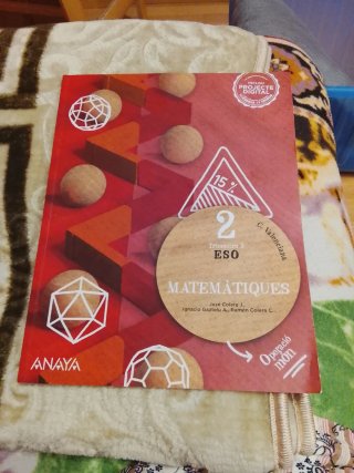 Lebro de  matemáticas 2eso  trimestre 3