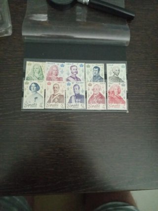 Colección de 10 Sellos de España