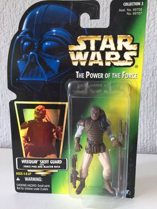 WEEQUAY SKIFF GUARD - STAR WARS - POTF - 1996