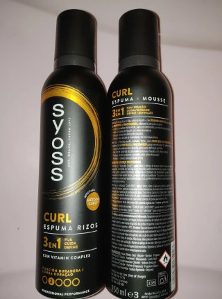 Lote de 2 Espuma para rizos Syoss Curl 3 en 1