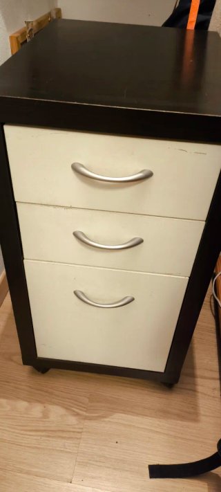 Cajonera Bicolor con Ruedas