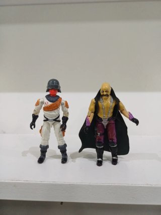 Figuras G.I. Joe Dr. Mindbender e Ice Viper