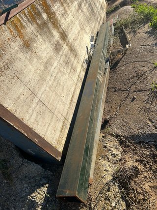 Viga de hierro estructural