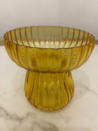 Vaso portacandela EDG in vetro
