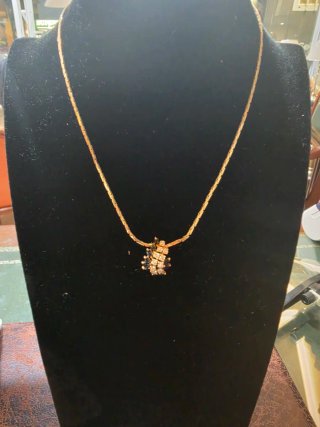 Conjunto Vintage Oro 18K y Diamantes
