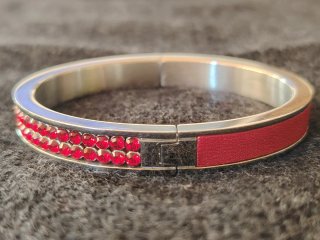 Brazalete Swarovski con Cristales Rojos